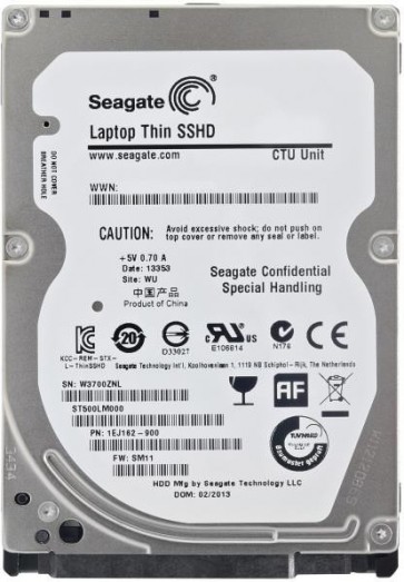 Seagate Momentus 500GB, 2,5", SATAII, 7200rpm, ST500LM021