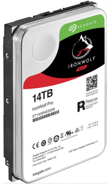 Seagate IronWolf Pro 14TB HDD / ST14000NE0008 / Interní 3,5" / 7200 rpm / SATA 6Gb/s / 256MB / ST14000NE0008