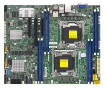 SUPERMICRO MB 2xLGA2011-3, iC612 8x DDR4 ECC,6xSATA3,8xSAS3 3108 HW,(PCI-E 3.0/1,2(x16,x8),2x LAN,IPMI MBD-X10DRL-C-O