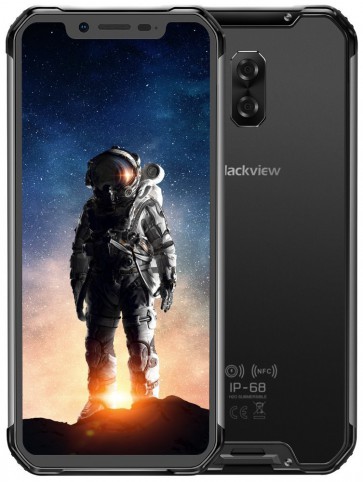 iGET Blackview GBV9600 Pro 2019 - black   6,21" AMOLED FHD+, Dual SIM, 6GB+128GB, LTE, IP68 + IP69K,  Android 9 GBV9600 Pro 2019