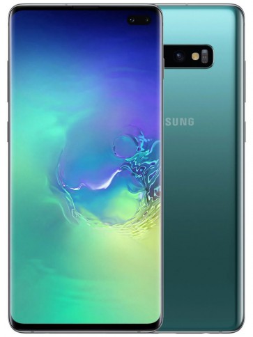 Samsung Galaxy S10+ (G975) - green   6,4" QHD+/ DualSIM/ 128GB/ 8GB RAM/ IP68/ LTE/ Android 9 SM-G975FZGDXEZ