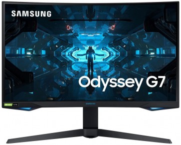 Samsung Odyssey G7/ 27"/ Prohnutý/ 2560x1440/ VA/ 1ms/ 350 cd/m2/ HDMI/ 2x DP/ USB hub/ PIVOT/ Černý LC27G75TQSRXEN