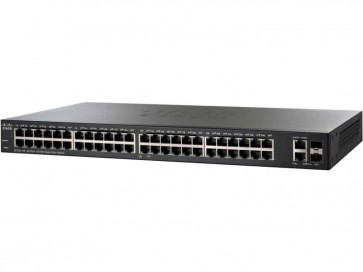 Cisco Switch SF220-48P 48x 10/100 PoE (375W) + 2x 1G combo/ L2+ management/ Lifetime SF220-48P-K9-EU