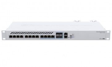 MikroTik Cloud Router Switch CRS312-4C+8XG-RM, 8x Gbit LAN, 4x 10 Gbit LAN/SFP+, USB, SwOS, ROS, L5 CRS312-4C+8XG-RM
