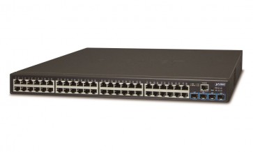 PLANET GS-2240-48T4X switch 48x 1000Base-T,4x 10Gbps SFP+, Web/SNMP, STP/RSTP, IGMPv3, ESD+EFT GS-2240-48T4X