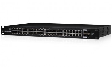 UBNT Edge Switch 48-port Gigabit Ethernet, 2x SFP, 2x SFP+, PoE 24V, PoE 802.3af/at, 500W ES-48-500W