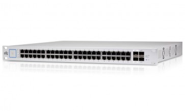 UBNT UniFi Switch 48-port Gigabit Ethernet, 2x SFP, 2x SFP+, PoE 24V, PoE 802.3af/at, 500W US-48-500W