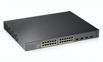ZyXEL XGS2210-28HP / 28-port / Managed Layer2+ / Gigabit Ethernet switch / 24 x GLAN + 4x 10GbE SFP+ ports / PoE 802.3at XGS2210-28HP-EU0101F