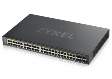 Zyxel GS1920-48HPV2   52-port Gigabit WebManaged PoE Switch, 48x gigabit RJ45, 4x gigabit RJ45/SFP, 2x SFP, 375W pro PoE GS192048HPV2-EU0101F