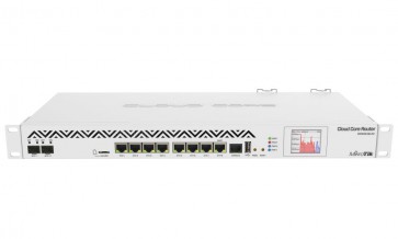 MikroTik Cloud Core Router CCR1036, 8x Gbit LAN, 2x 10 Gbit SFP+ port, 4GB, dotykové LCD, L6 CCR1036-8G-2S+
