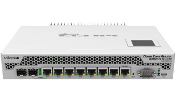 Mikrotik CloudCoreRouter CCR1009-7G-1C-1S+PC, 1000MHz CPU, 2GB RAM, 7x LAN/SFP, 1x SFP, 1xSFP+, 1x microUSB, vč. L6 lice CCR1009-7G-1C-1S+PC