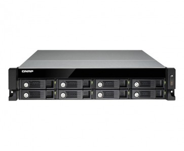 QNAP TS-853U-RP   8-bay NAS/CPU Celeron 2,0GHz/4GB DDR3/8x SATA 3.5/2.5" HDD/4x USB 3.0/1x HDMI/4x GLAN TS-853U-RP