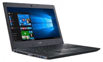 Acer (TMP249-G2-M-38JG)/ i3-7130U/ 4GB DDR4/ 256GB SSD + N/ Intel HD 620/ 14" HD/ DVD-RW/ W10P/ černý NX.VE6EC.004