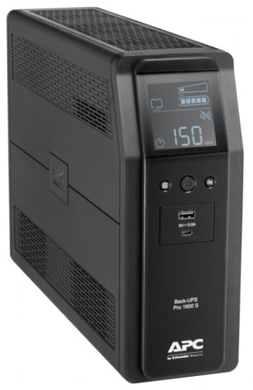 APC Back UPS Pro BR 1600VA (960W)/ Sinusoida/ LINE-INTERAKTIVNÍ/ AVR/ 230V/ LCD/ 8x IEC zásuvka BR1600SI