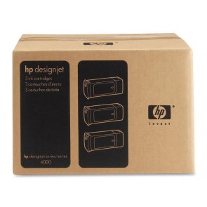 HP 90 Trojbalení černé inkoustové kazety, 775 ml C5095A