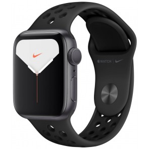 Apple Watch Nike Series 5 GPS, 40mm Space Grey Aluminium Case with Anthracite/Black Nike Sport Band mx3t2hc/a