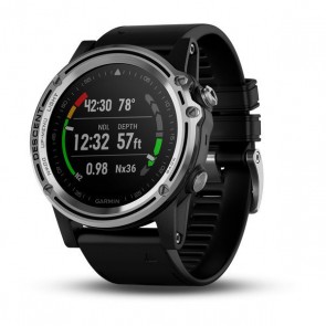 GARMIN GPS chytré hodinky pro potápěče Descent Mk1 Sapphire Silver, Black band 010-01760-10