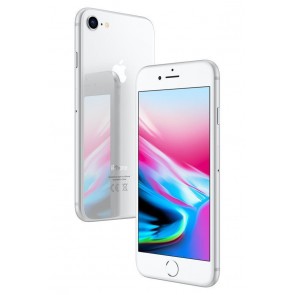 Apple iPhone 8 128GB Silver   4,7" Retina/ LTE/ Wifi AC/ NFC/ IP67/ iOS 11 mx172cn/a