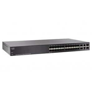 Cisco SG300-28SFP-K9-EU   switch, 26xSFP + 2xGE/SFP, L3, SNMP, kov SG300-28SFP-K9-EU