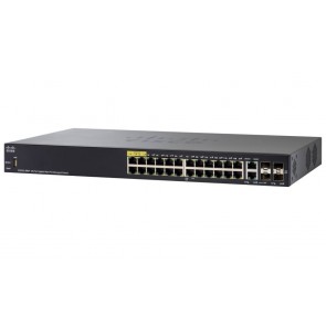 Cisco switch SG350-28MP, 24x10/100/1000, 2xSFP, 2xGbE SFP/RJ-45, PoE SG350-28MP-K9-EU