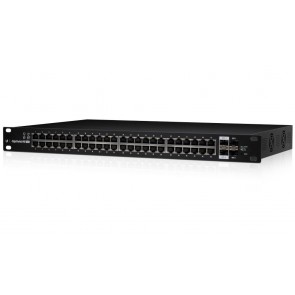 UBNT Edge Switch 48-port Gigabit Ethernet, 2x SFP, 2x SFP+, PoE 24V, PoE 802.3af/at, 500W ES-48-500W