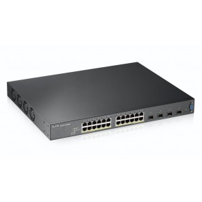 ZyXEL XGS2210-28HP / 28-port / Managed Layer2+ / Gigabit Ethernet switch / 24 x GLAN + 4x 10GbE SFP+ ports / PoE 802.3at XGS2210-28HP-EU0101F