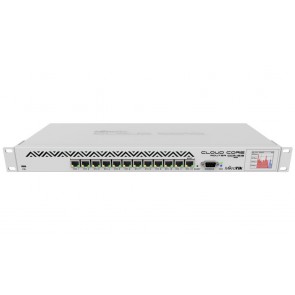 Mikrotik Cloud Core Router CCR1016-12G/ 2GB RAM/ 12x GLAN/ L6/ 1U/ PSU/ dotykový LCD panel CCR1016-12G