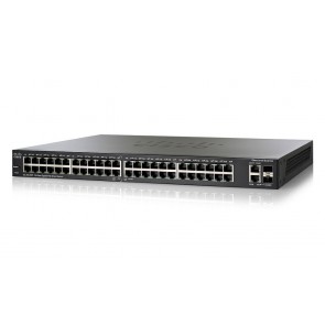 Cisco Smart Switch SG200-50P řízený 48 x 10/100/1000 + 2 x kombinace Gigabit SF SLM2048PT-EU