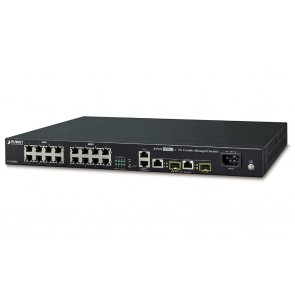 Planet VC-820M VDSL2 switch, 8x VDSL2, 8x POTS, 2x 1000Base-T/SFP, ITU-T G.993.2, ESD+EFT VC-820M